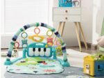 Musical Activity Mat for Baby Swivel Piano, Music and Light, 4 Toys