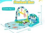 Musical Activity Mat for Baby Swivel Piano, Music and Light, 4 Toys