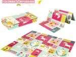 Foldable Baby Play Mat with Unicorn and Pony Image in Non-Toxic XPE Foam