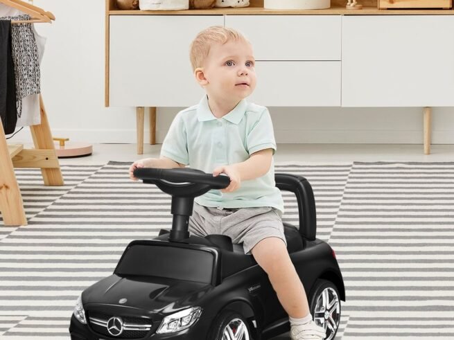 Ride On Car for Children 12-36 Months with Music Horn Storage