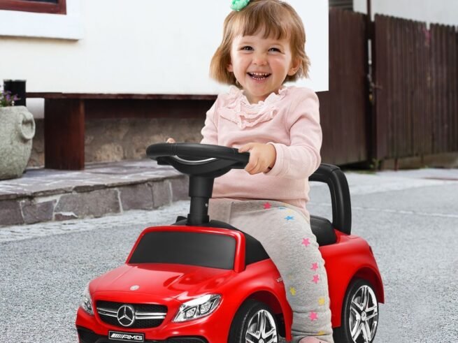 Ride On Car for Children 12-36 Months with Music Horn Storage