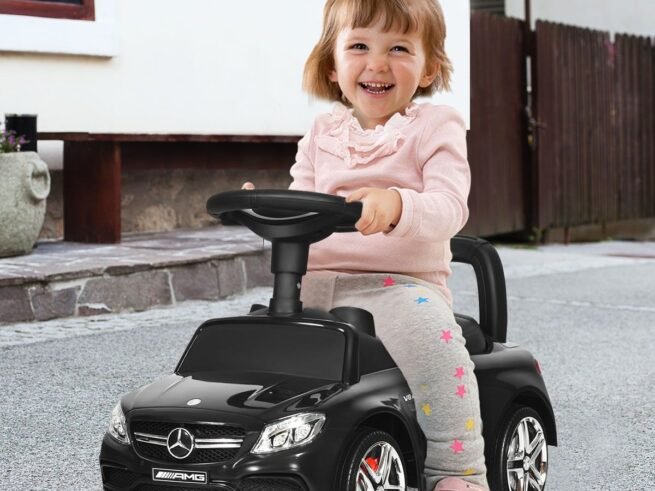 Ride On Car for Children 12-36 Months with Music Horn Storage
