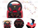 Ride On Fire Truck for Children 18-36 Months Luminous Bubble Machine Sound Siren Music
