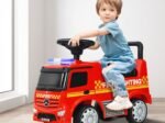 Ride On Fire Engine for Children 12-36 Months Storage Space Sound Light