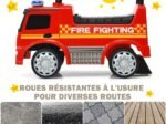 Ride On Fire Engine for Children 12-36 Months Storage Space Sound Light