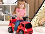 Ride On Fire Truck Car for Children 18-36 Months Music Headlights Siren Horn